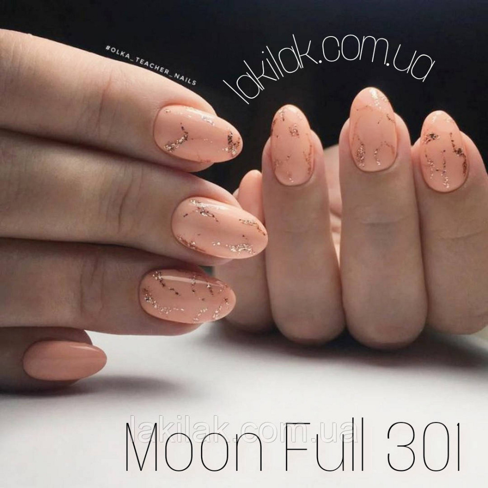 Гель-лак Moon Full №301 світлий персик 8мл Херсон - изображение 1