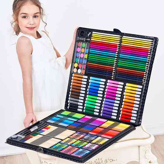 Детский художественный набор для рисования и творчества ColorfulItaly на 258 предметов, Видеообзор! Каменец-Подольский