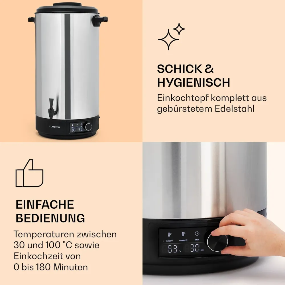 Машина для консервації глінтвейну термопот Klarstein Abbey 60 Німеччина Дніпро - фото 4