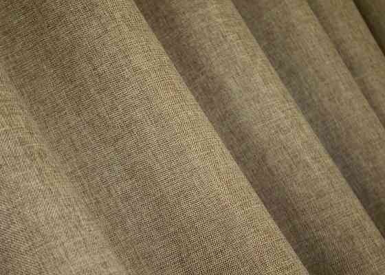 Комплект штор VR-Textil Льон Мішковина 150х270 2шт і Тюль 500х270 673ш-115т Капучино з білим 71-035/4 Київ