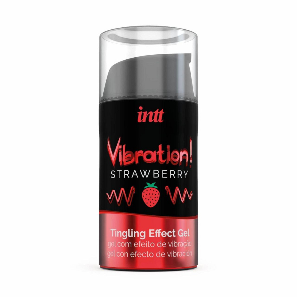 Жидкий вибратор Intt Vibration Strawberry (15 мл) (мятая упаковка!!!) Sex Aura Киев - изображение 3