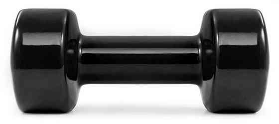 Гантель вінілова PowerPlay 2 кг. PP_4121 Чорна (1шт.) Киев