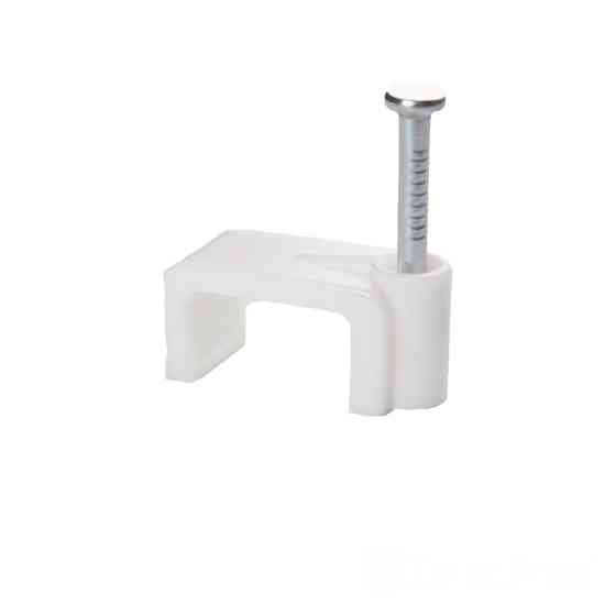 Кліпса монтажна з цвяхом плоска 18 мм , 100 шт. Дніпро