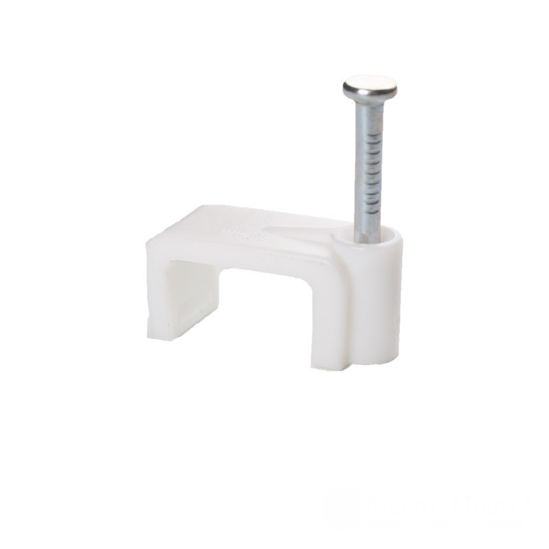 Кліпса монтажна з цвяхом плоска 18 мм , 100 шт. Дніпро - фото 2