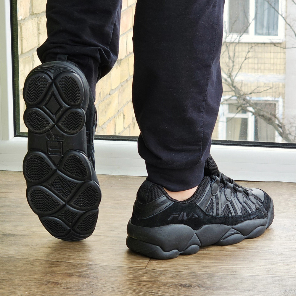 Кросівки FILA Чорні Чоловічі Шкіряні Філа Замшеві (розміри: 41,42,43,44,45) Відео Огляд Дніпро - фото 7