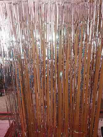 Дощик для фотозони 2 м на 1 м сріблястий Київ