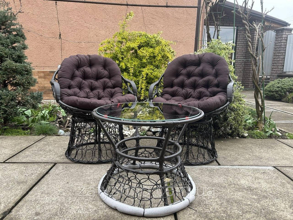 Плетені меблі вуличні з ротанга Київ - фото 8