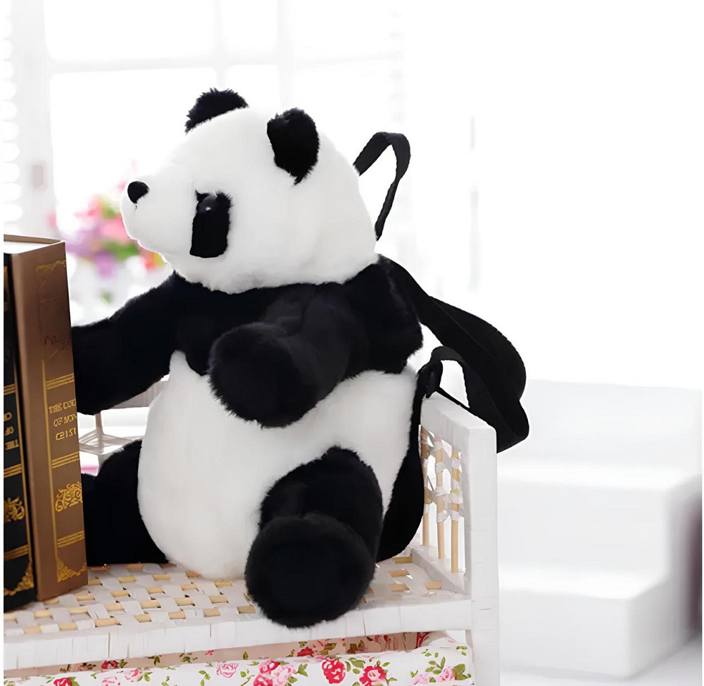 Милий, дитячий рюкзачок у вигляді панди RESTEQ, сумка панда м’який стильний рюкзак для малюків і школярів Київ - фото 2