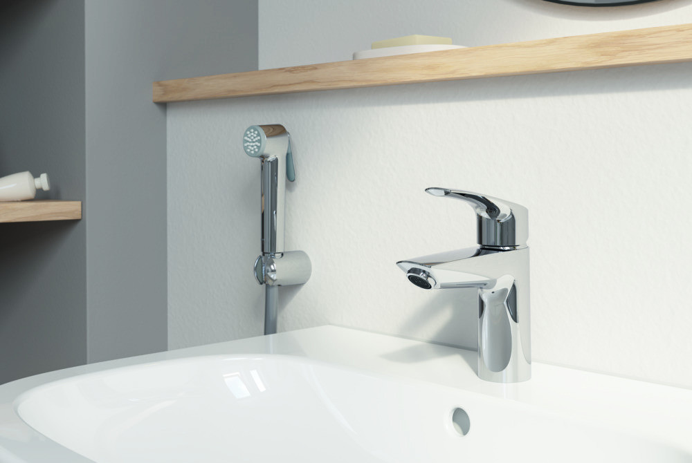 Змішувач для раковини з гігієнічним душем Grohe Eurosmart New   ( 23124003 ) 22211 Харків - фото 2