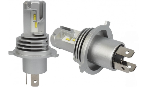 Комплект светодиодных ламп HeadLight M3 H4 (P43t) 55W 6000K с активным охлаждением 12/24V Харьков