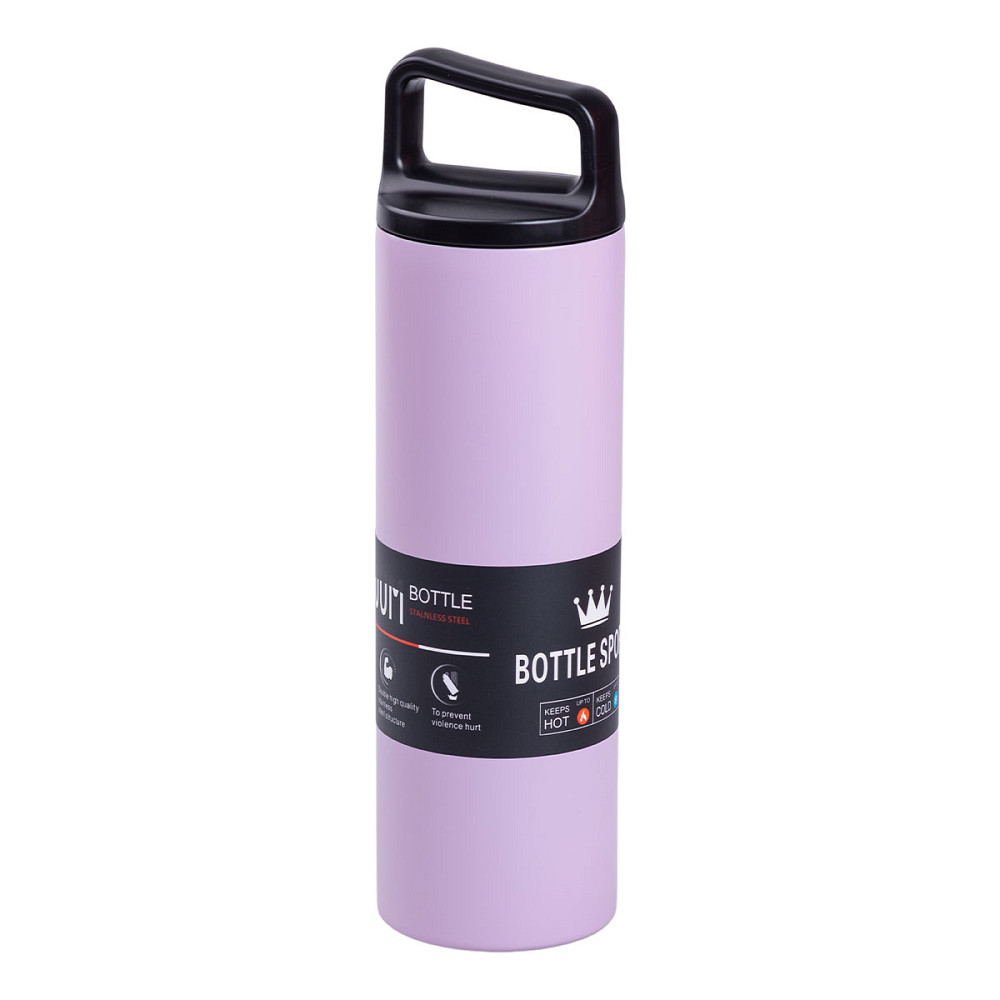 Yiwu Термос металлический 500 мл Bottle Sport с вакуумной изоляцией фиолетовый HPGM5009V Коломия - фото 3