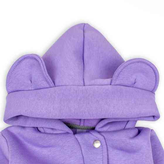 Демисезонный комбинезон с капюшоном и шапкой Violet рост 98 см (3 года) Malena Фиолетовый Кривой Рог