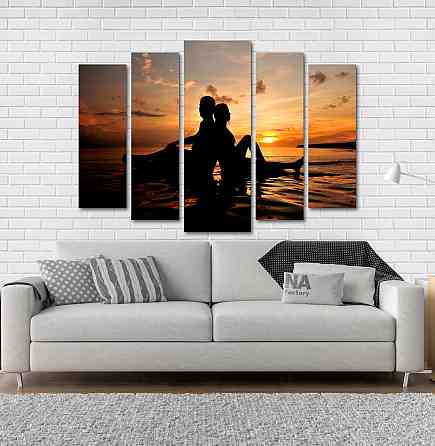 Модульная картина Закат Пара Art-93_5 Киев
