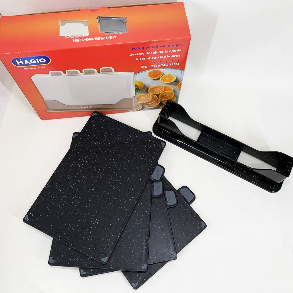 Набор разделочных досок Magio MG-1255B 5 предметов LY-85 Львов - изображение 8
