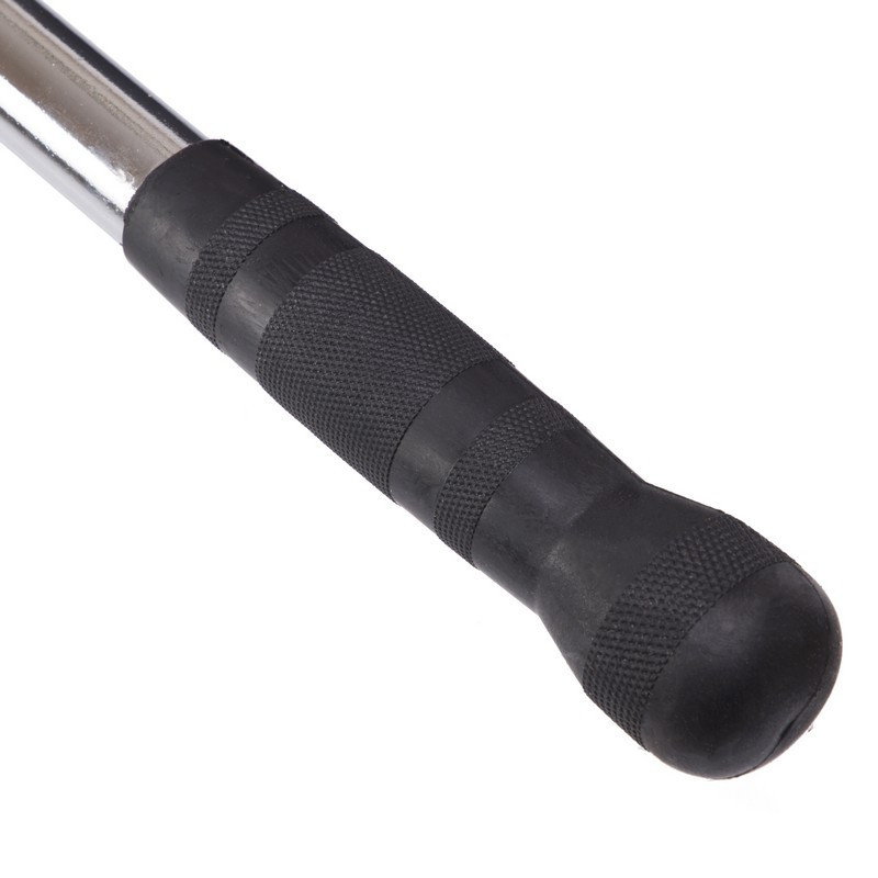 Рукоятка для тяги на трицепс и бицепс прямая обрезиненная 56 см HIGHQ-8083 хром Киев - изображение 4