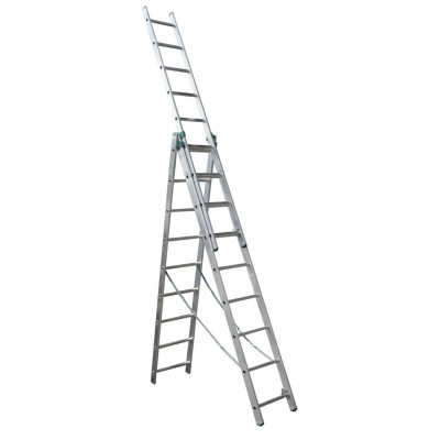 Драбина ITOSS універсальна (3 частини) - 7609 (3х9) (15095) Вінниця - фото 1