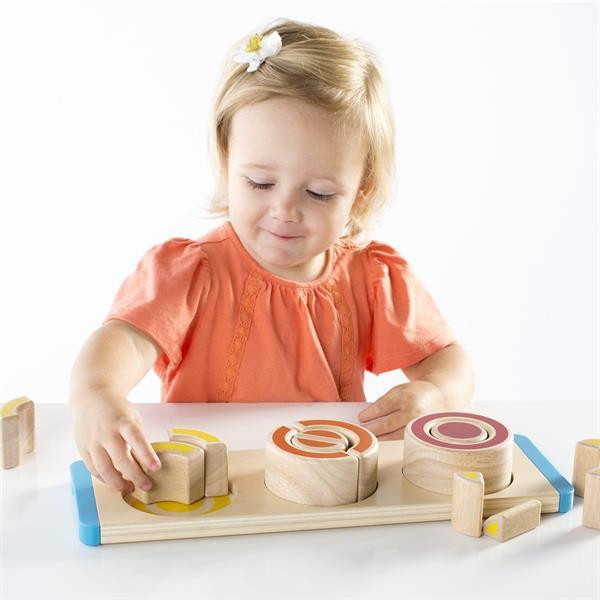 Деревянный пазл-сортер Guidecraft Manipulatives Сегменты круга (G6746) Харьков - изображение 13