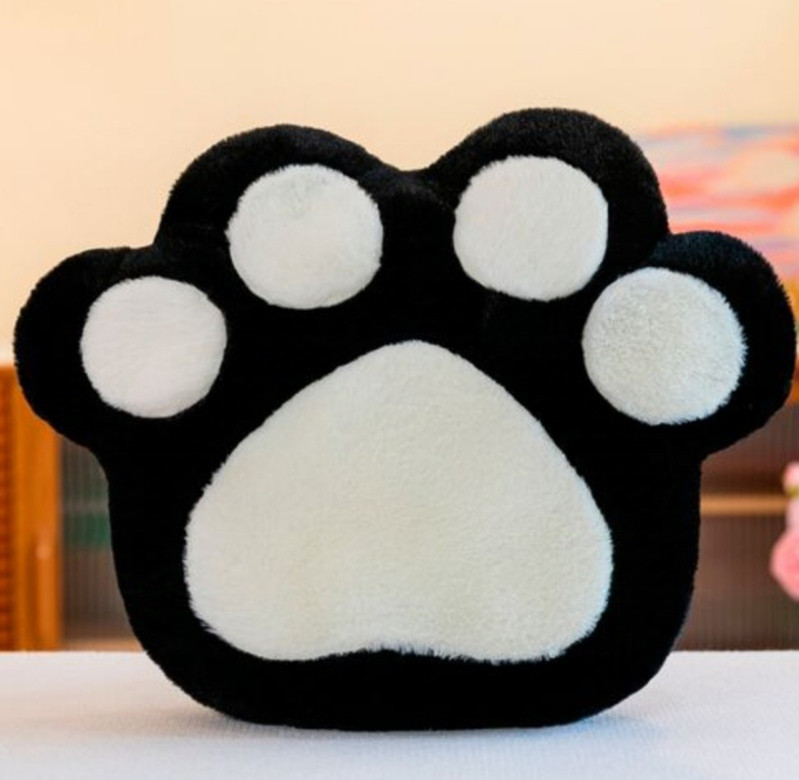 Подушка лапка велика чорна 50*40см Київ - фото 1