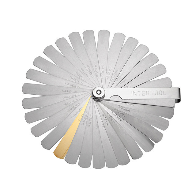 Комплект щупів 0,04-0,88 мм, 32 шт. INTERTOOL AT-0004 Київ - фото 1