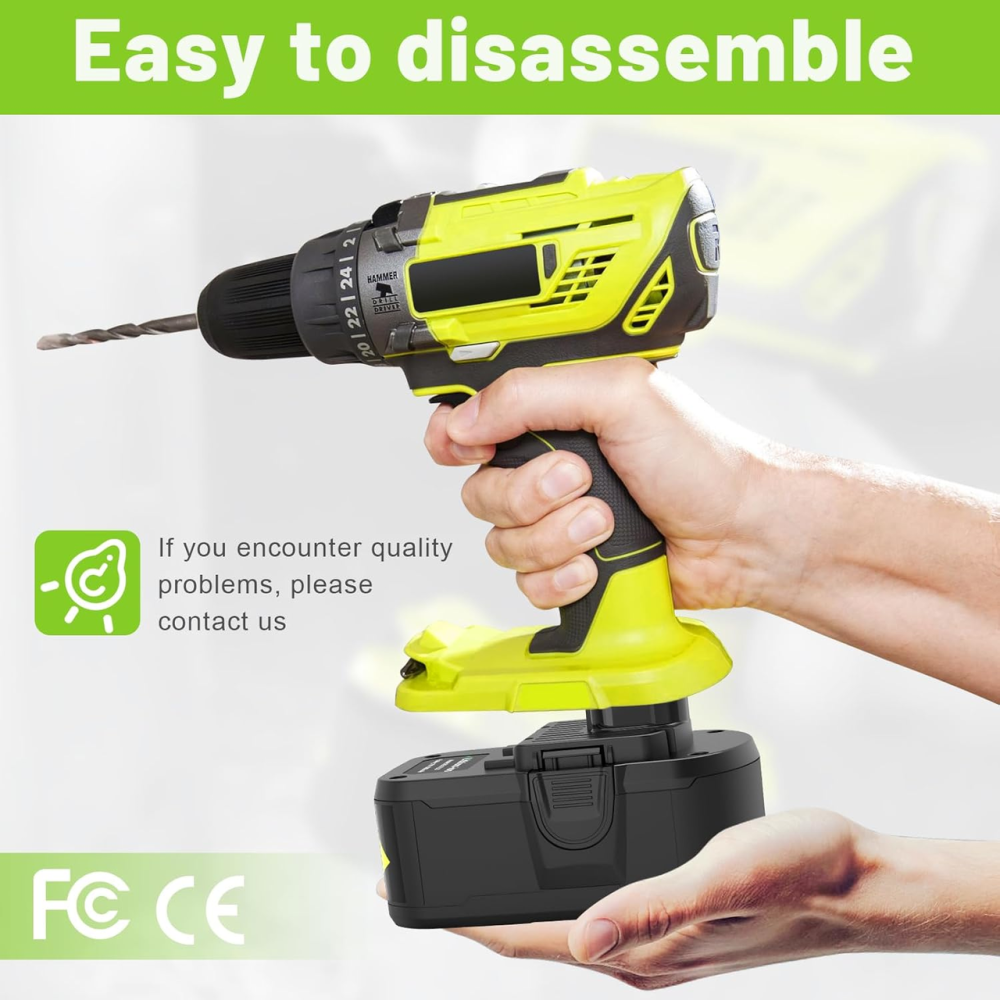 Аккумулятор литий-ионный ARyee 18V 5000mAh совместимый с Ryobi ONE+ P102 P108 BPL-1815 батарея для электроинструмента Киев - изображение 8