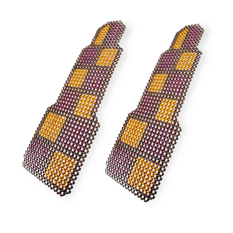 Накидка сидіння масажна кісточка "лак" комбінована (2 шт) вантажна 50х135см Мукачево - фото 1