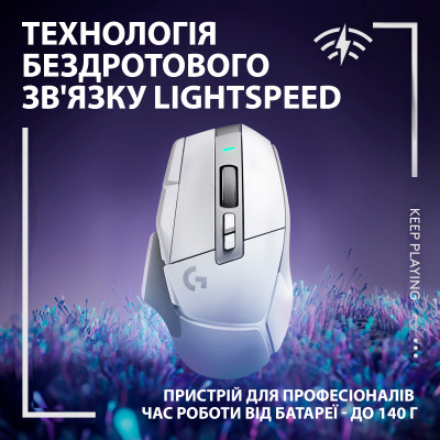 Мышка Logitech G502 X Lightspeed Wireless White (910-006189) Винница - изображение 3