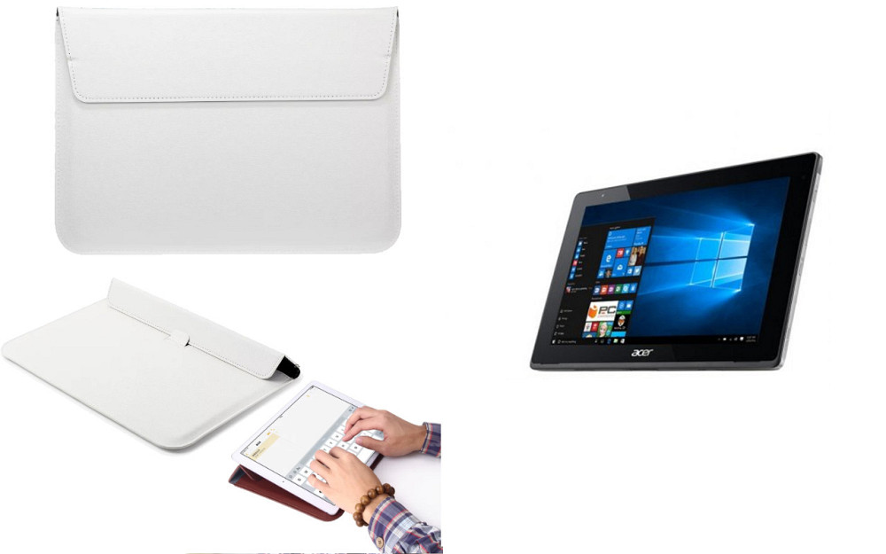 Чохол-конверт VitoCase для Acer One 10 S1003, з функцією підставки для планшета Білий Київ - фото 1