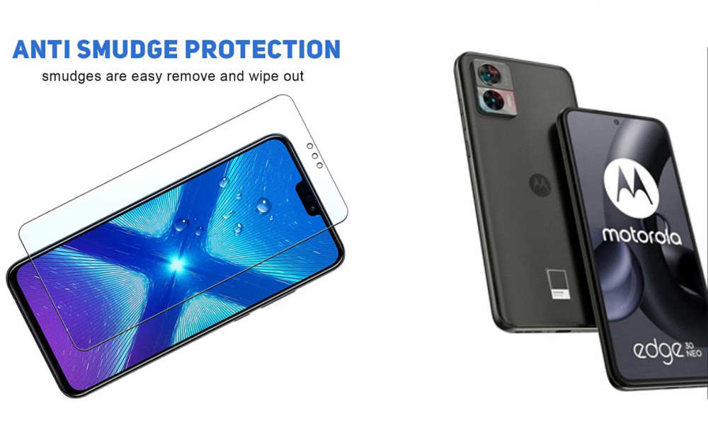 Захисне скло NeoGlass для Motorola Edge 30 Neo – надпрозоре та стійке Київ - фото 3