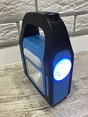 Ліхтар HB-9707A-2 ручний акумуляторний з яскравою лампою LED зарядка від USB вбудований акумулятор 5 Кам'янське - фото 3
