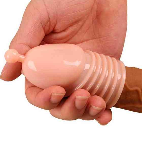 Насадка на голівку члена - Тілесний - 10*3,5 см Вінниця
