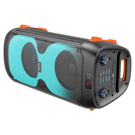 Портативна колонка HOCO BS53 Manhattan wireless dual mic outdoor BT speaker Black Київ