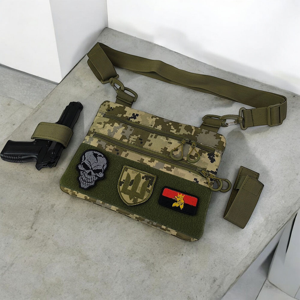 Сумка тактична для чоловіків, Практична чоловіча сумка слінг Військова сумка всу чоловіча слінг MV-12 Львів - фото 13