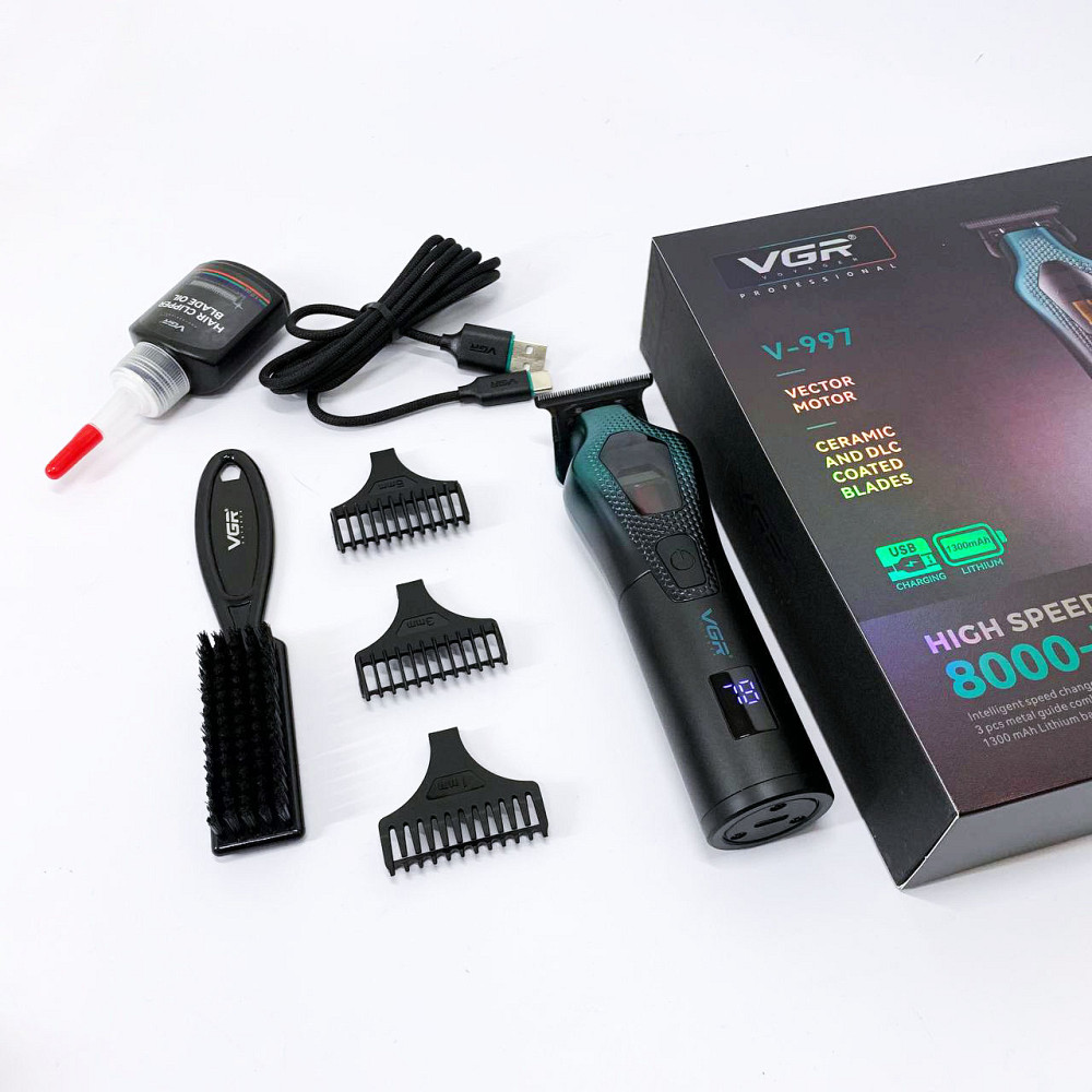 Машинка для стрижки волосся бездротова, Машинка для стрижки волосся потужна Електромашинка TP-65 Львів - фото 7