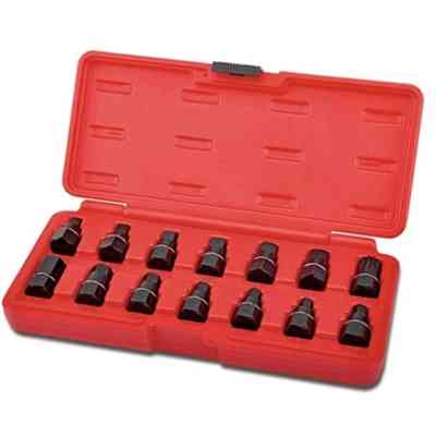 Набор головок Toptul для маслосливных пробок 14шт. (JGAI1403) Винница