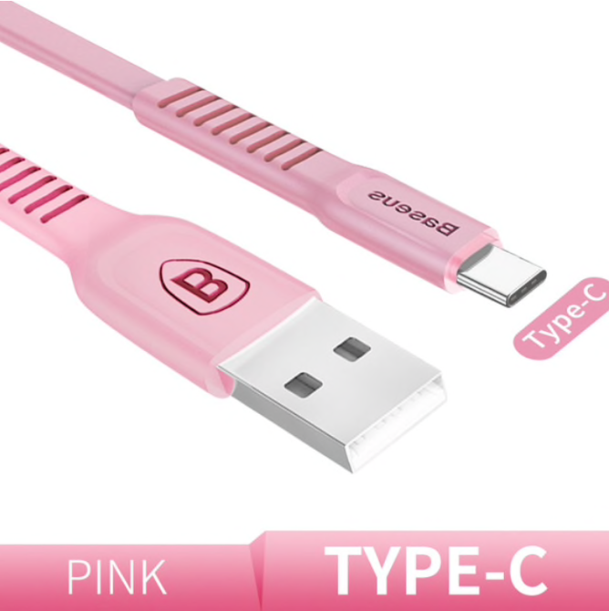 USB Type C провід Baseus 1 м Pink Київ - фото 1