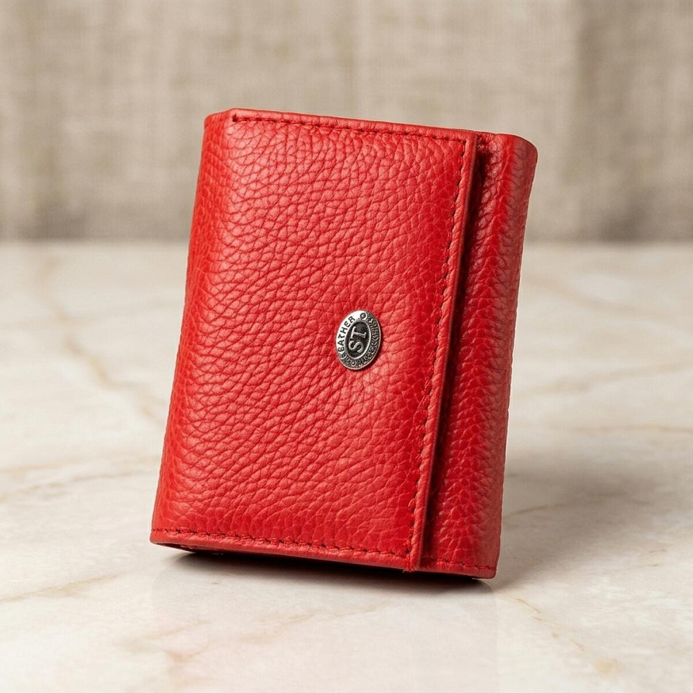 Гаманець ST Leather 18323 (ST440) дуже зручний жіночий Червоний Київ - фото 8