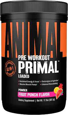 Передтренувальний комплекс Universal Nutrition Animal Primal Pre-Workout 507,5 г Fruit Punch Луцьк