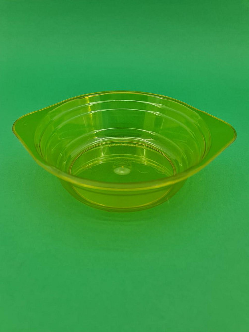 Миска одноразова 500мл Склоподібна Юніта жовта 10 шт Харків - фото 2