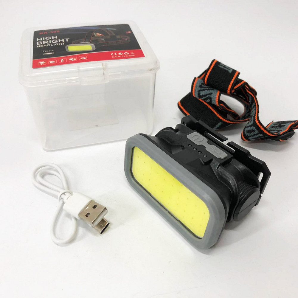 Фонарик налобник, Фонарь налобный для рыбалки Police, Мощный фонарик светодиодный на голову RU-32 Львов - изображение 1