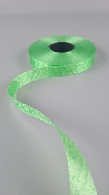 Стрічка поліпропіленова для повітряних куль і подарунків 2 см х 100 ярдів зелена (1 пачка) Харків - фото 1