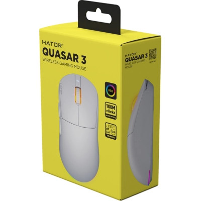 Мышка Hator Quasar 3 Wireless White (HTM731) Винница - изображение 7