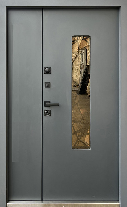 Двері вуличні серія СТРОНГ з ТЕРМОРОЗРИВОМ модель ПЛАЗА 1200 Київ - фото 2