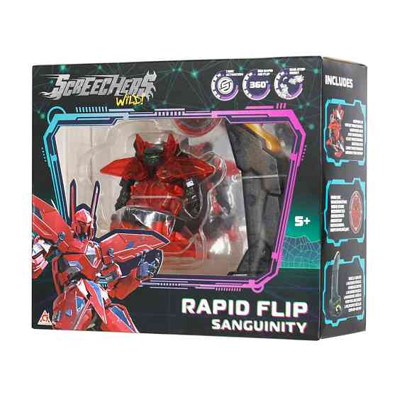 Ігровий набір "S5 L0.5 Сенгвініті" Screechers Wild! EU686101B запускач, машинка-трансформер Вінниця