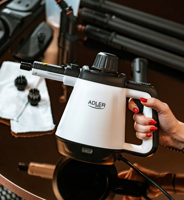 Многофункциональный Ручной Пароочиститель 450 мл (13 насадок) пар 44 г/мин Adler AD 7038 ,мощность 2000 Вт Нововолынск - изображение 10