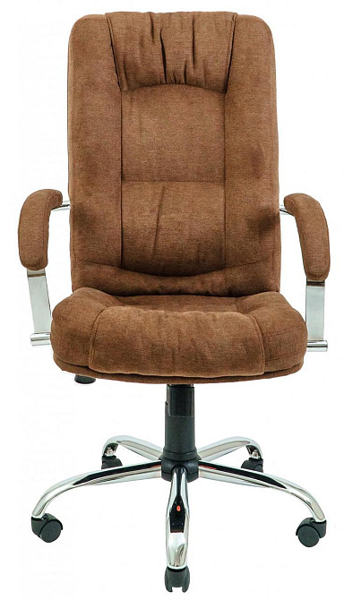 Офисное Кресло Руководителя Richman Alberto Misti Brown Хром М1 Tilt Коричневый Киев - изображение 2
