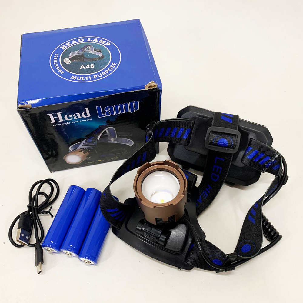 Ліхтар налобний A50-TG, Power Bank 3x18650 SM-80 Львів - фото 7