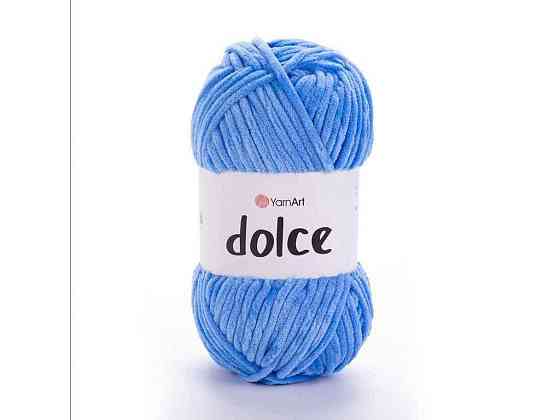 Пряжа Dolce блакитний 100% мікрополіестр 120м 100г 5шт/уп 777 ТМ YarnArt Київ
