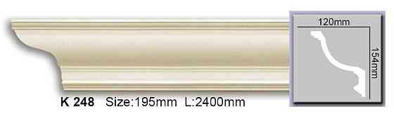 Карниз гладкий полиуретановый Harmony K 248 Днепр