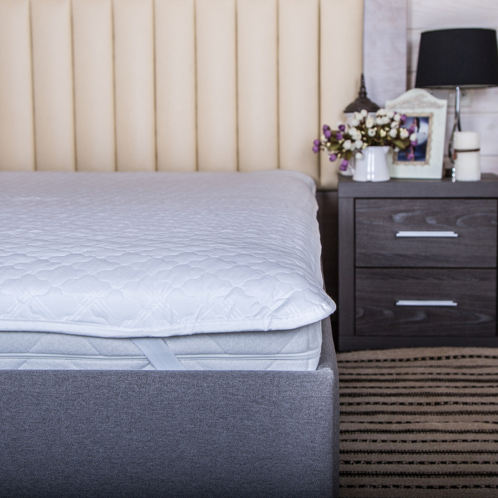 Novita Наматрацник Novita 200х200 см захисний з гумкою по кутах білий Коломыя - изображение 1