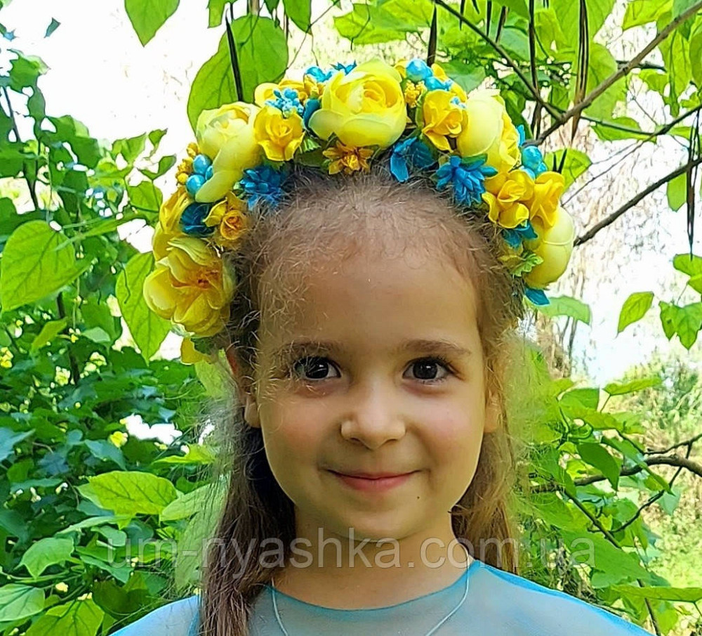 Віночок український жовто-блакитний Веночек украинский Кривий Ріг - фото 3